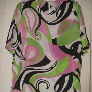 🌺BLEYLE MULTICOLOEED SILK Blouse